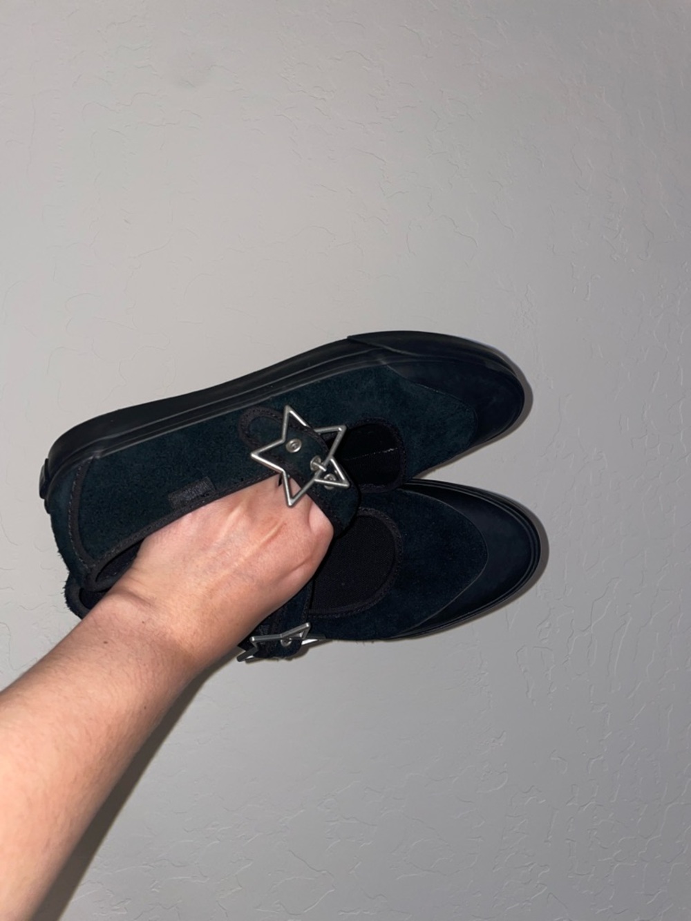 Vans Mary Jane All Black Star Buckle - Picture 4 of 8